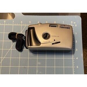 Vintage Ultronic Panoramic Camera 35mm Film Point & Shoot Silver Unused